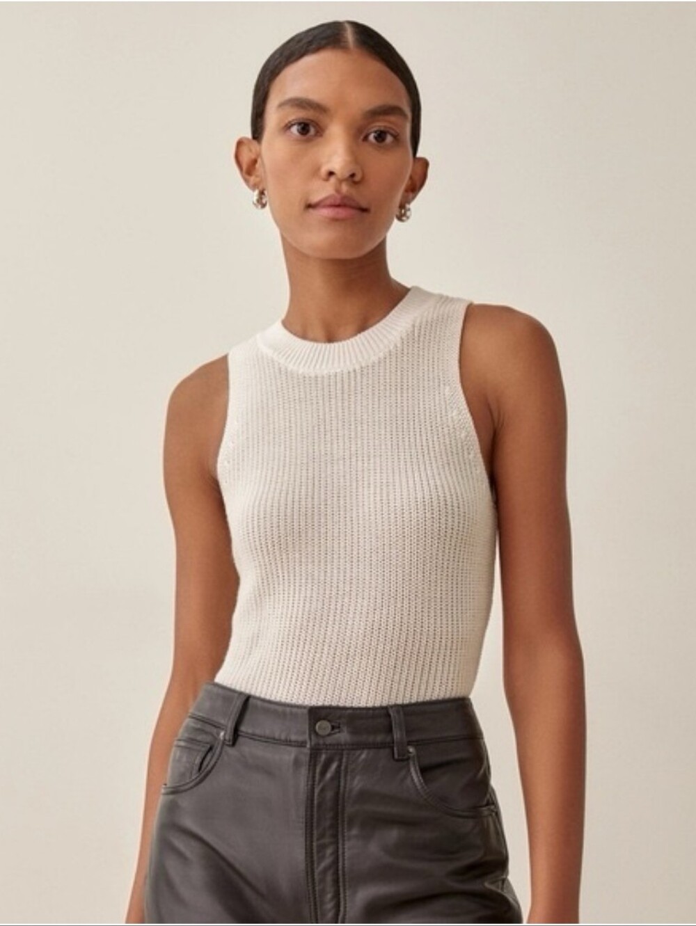 Reformation‎ Sleeveless Knit Tank Top Sweater Top